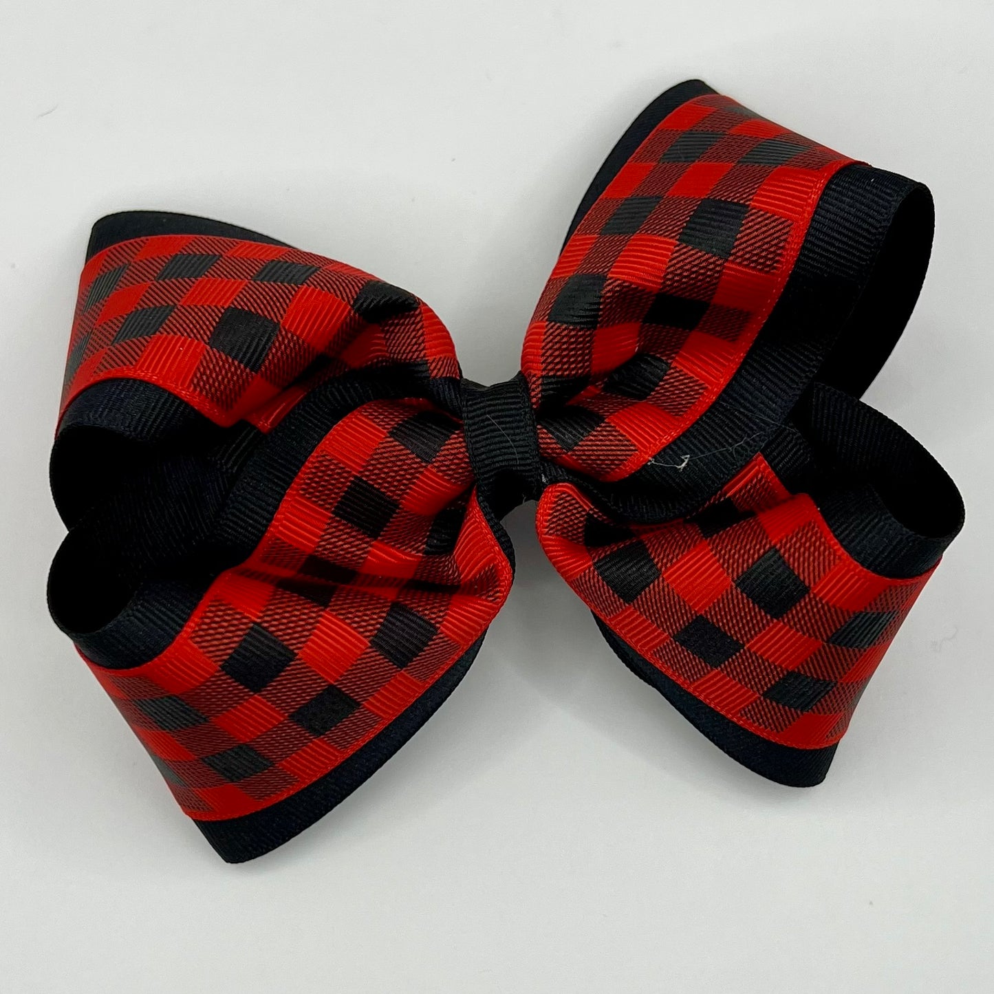 Buffalo Plaid Hair Bow