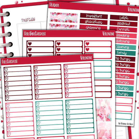 Printable Sticker Kit - Valentine