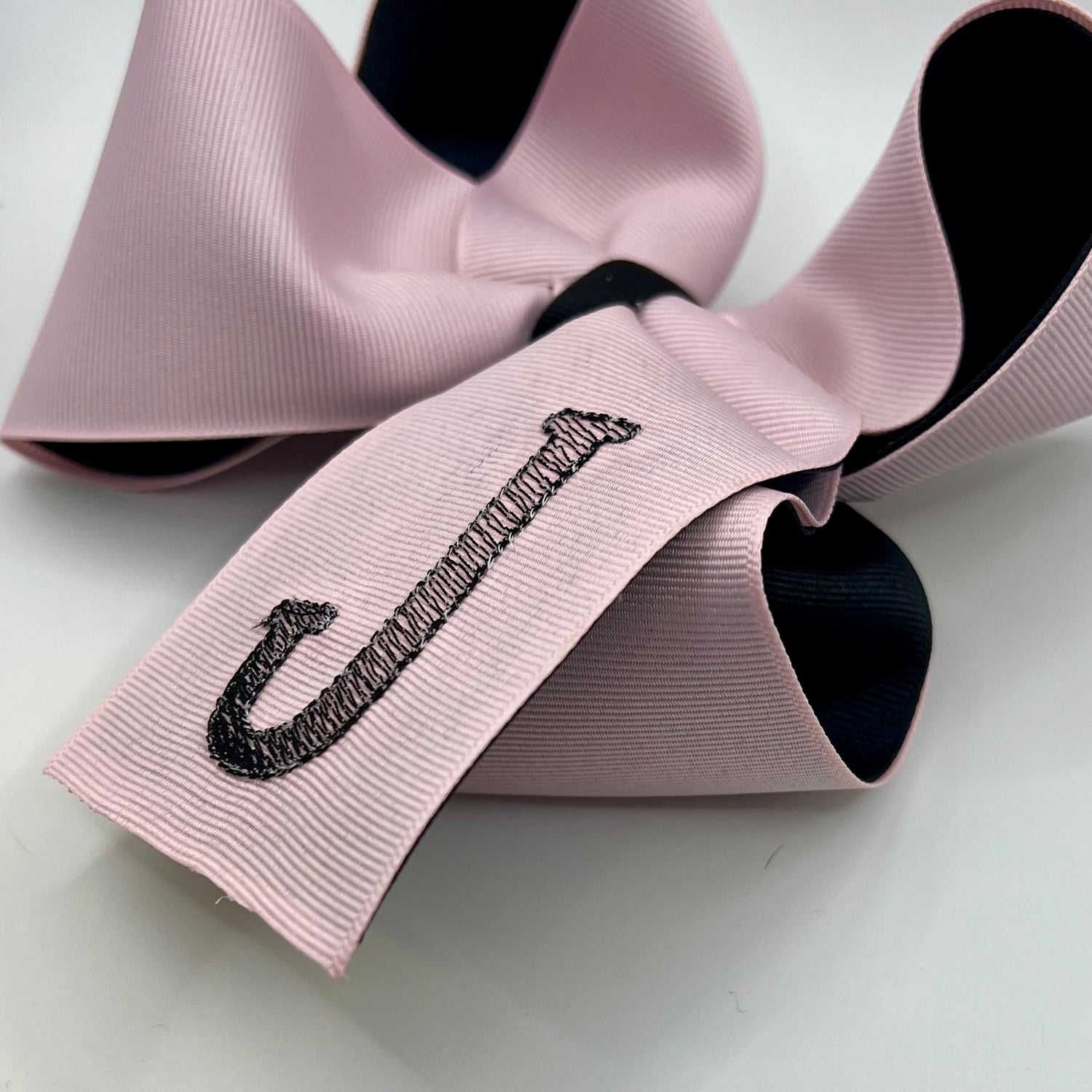 Custom Embroidered Hair Bows