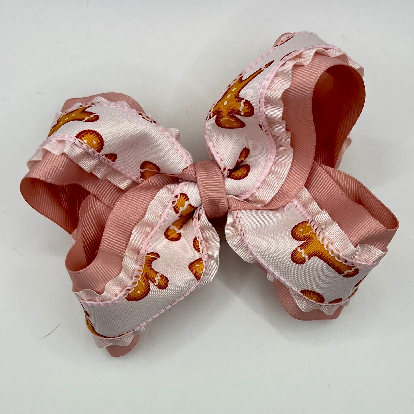 Gingerbread Cookie Hair Bow