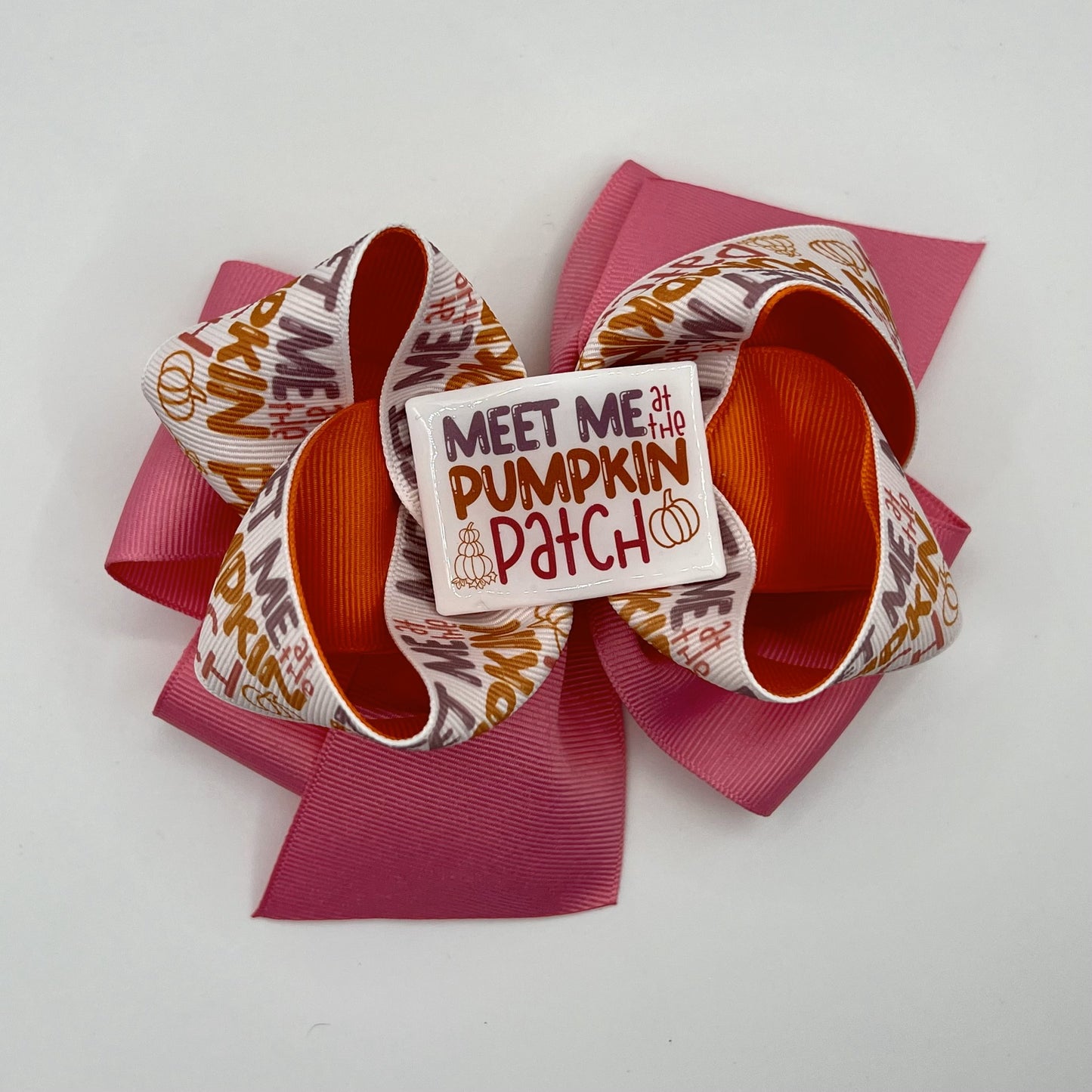 Fall Hair Bow - Meet me at the Pumpkin Patch