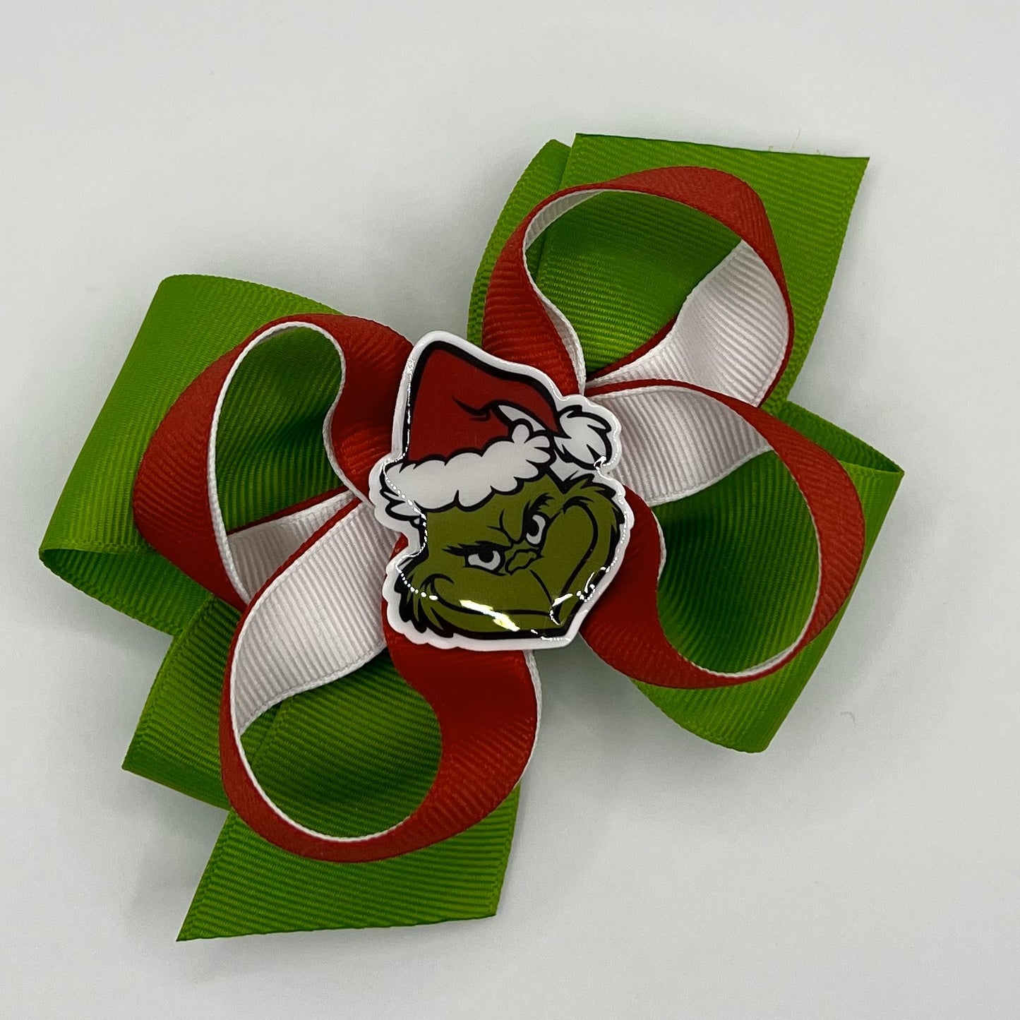 Christmas Hair Bow - Grinch