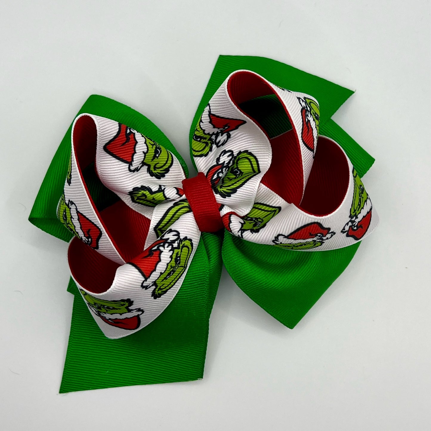 Christmas Hair Bow - Grinch