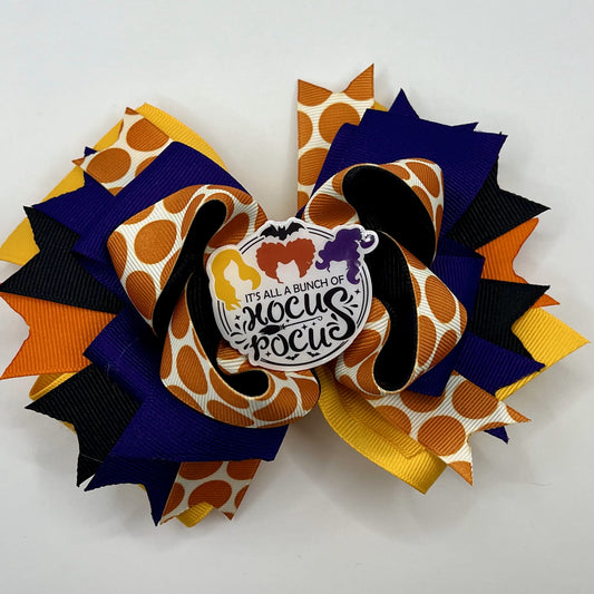 Halloween Hair Bow - Hocus Pocus