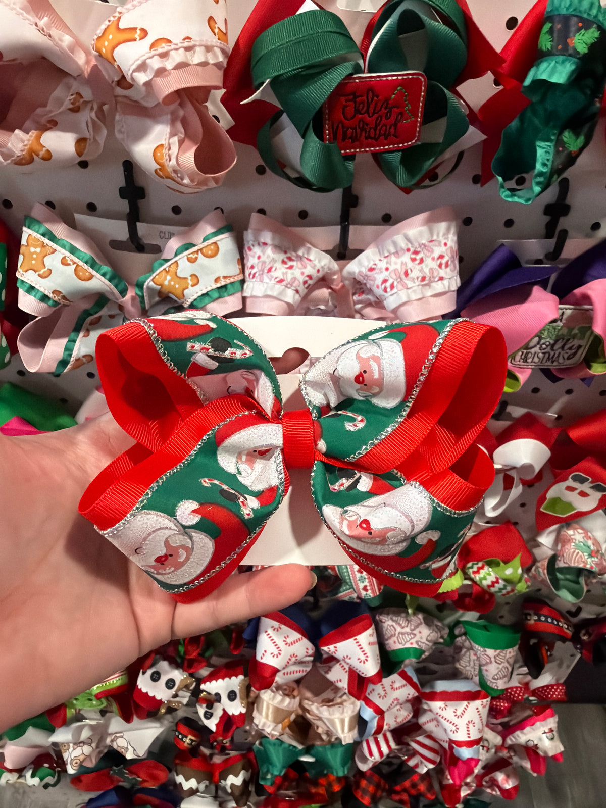Santa Hair Bow