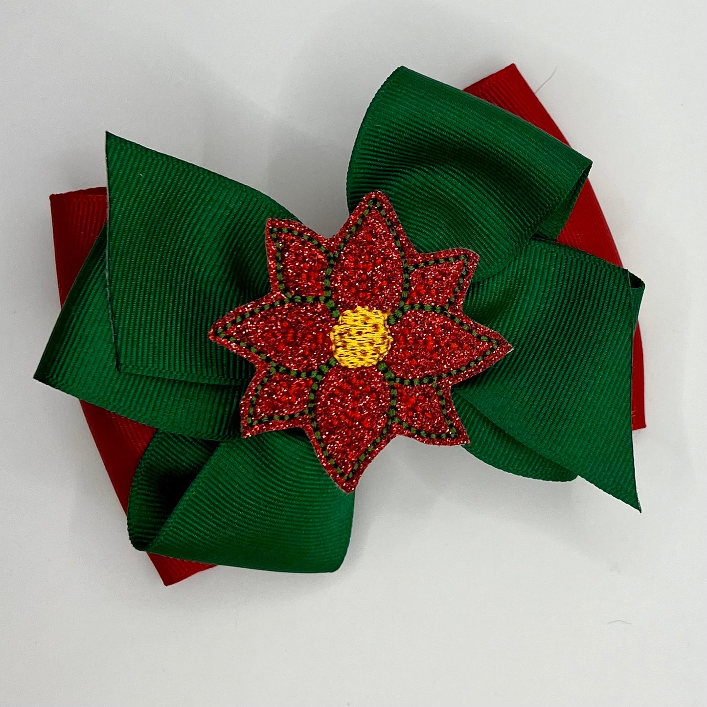 Poinsettia bow￼