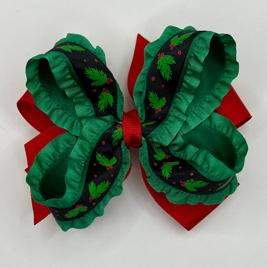 Holly Hair Bow