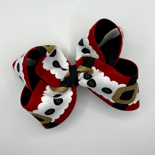 Santa Suit - Christmas Hair Bow