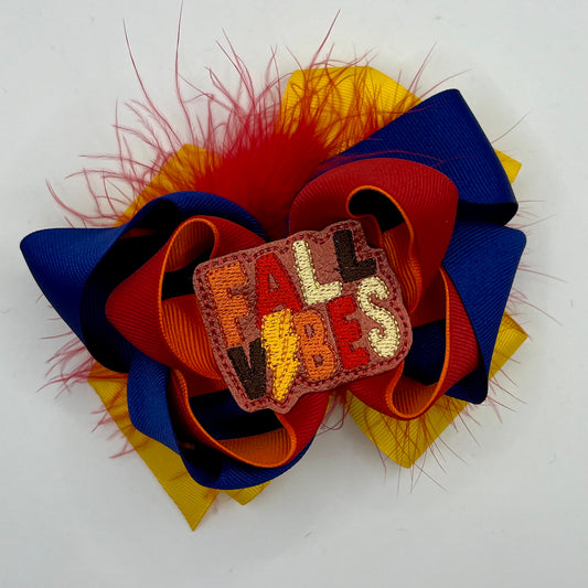 Fall Vibes - Fall Feltie Hair Bow