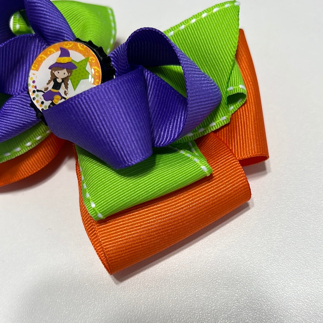 Halloween Hair Bow | Tiny witch