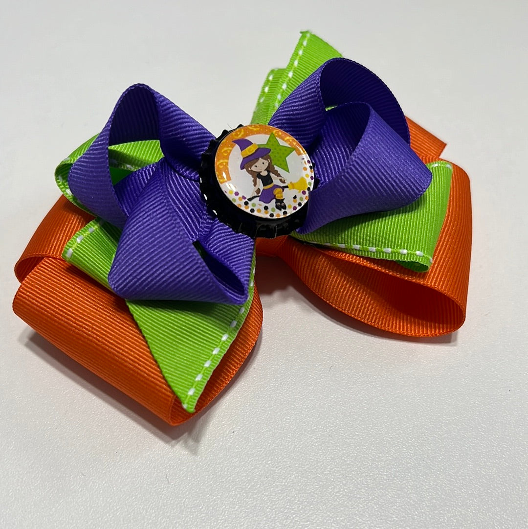 Halloween Hair Bow | Tiny witch