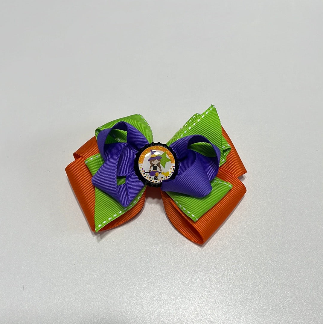 Halloween Hair Bow | Tiny witch