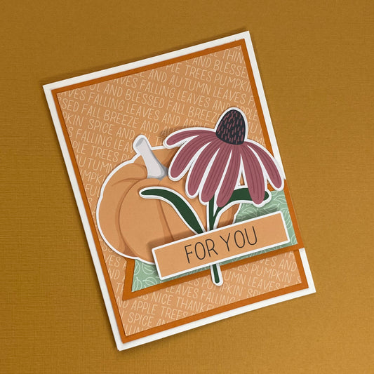 Pumpkin Spice Fall Greeting Cards