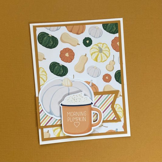 Pumpkin Spice Fall Greeting Cards